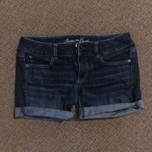 American eagle cutoff jean shorts